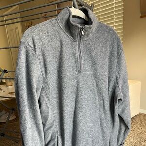 Croft & Barrow Men's Charcoal Zip-Up Sweater